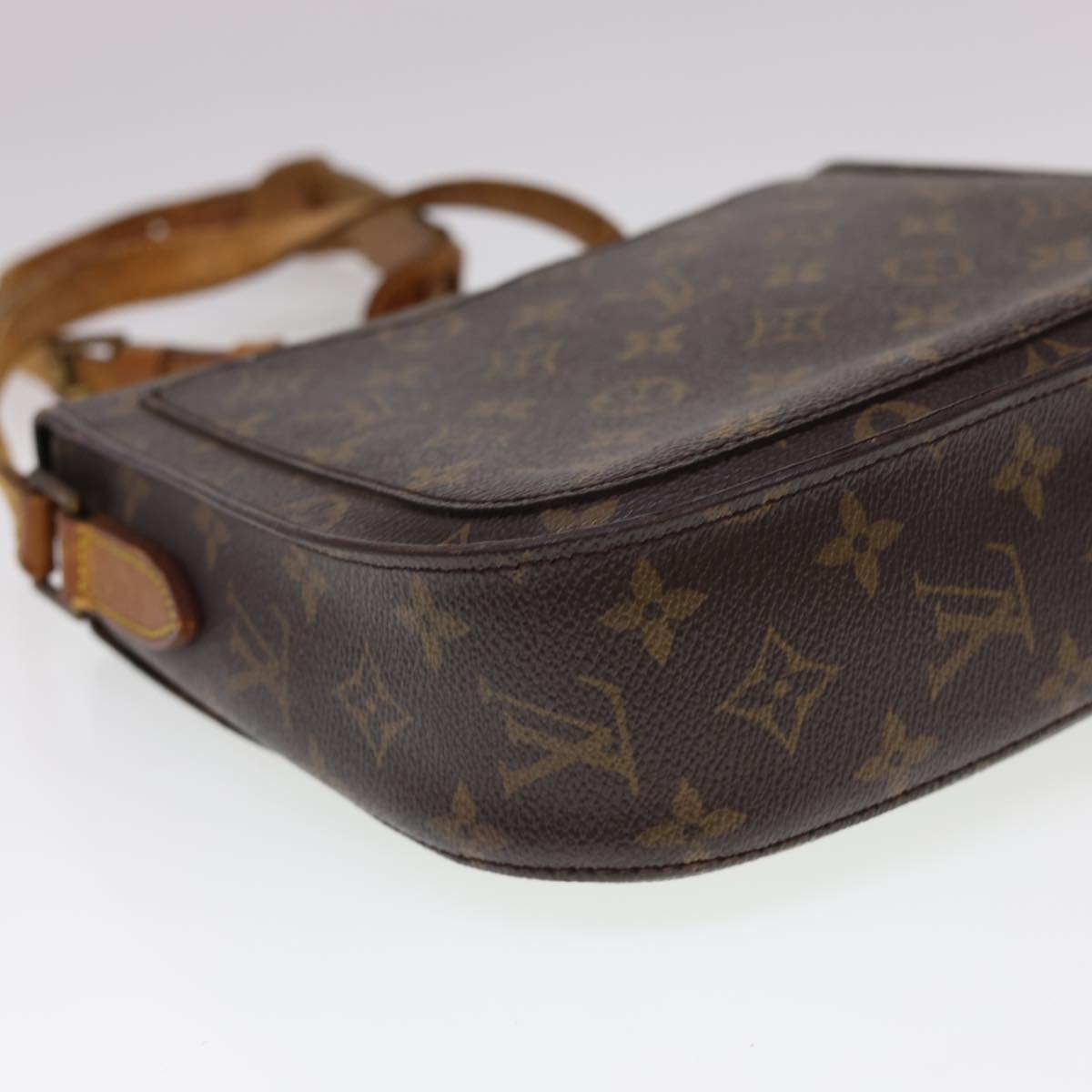 LOUIS VUITTON Monogram Saint Cloud GM Shoulder Bag M51242 LV Auth 40128