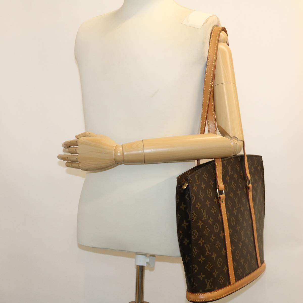 LOUIS VUITTON Monogram Babylone Tote Bag M51102 LV Auth 40132