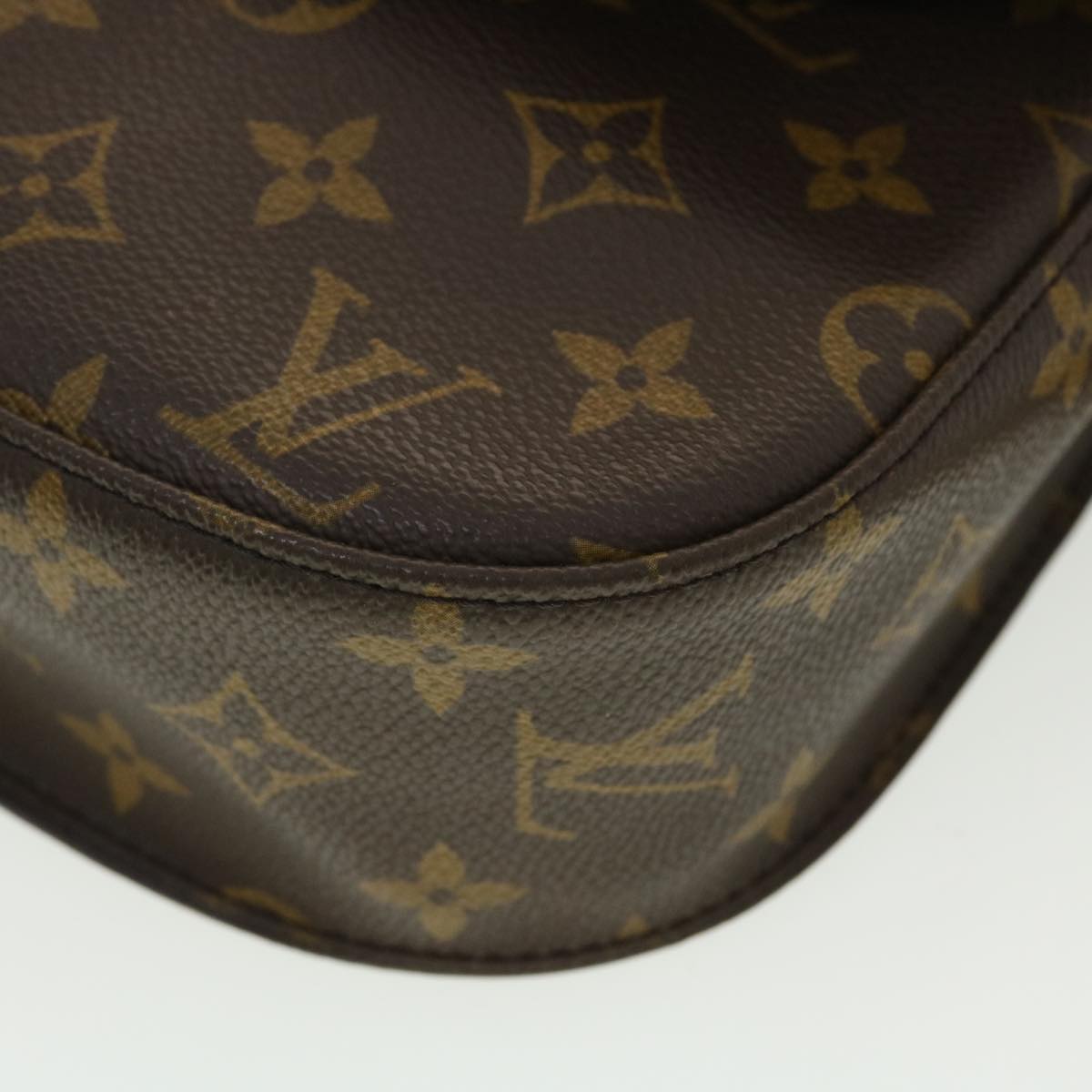 LOUIS VUITTON Monogram Saint Cloud GM Shoulder Bag M51242 LV Auth 40141