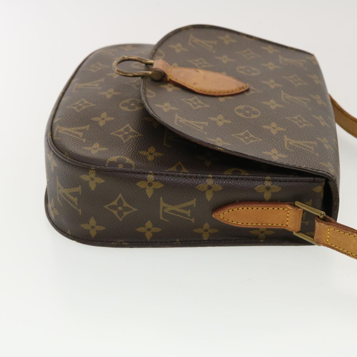 LOUIS VUITTON Monogram Saint Cloud GM Shoulder Bag M51242 LV Auth 40141