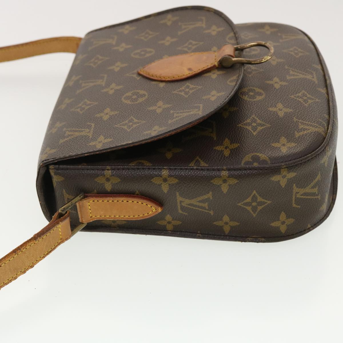 LOUIS VUITTON Monogram Saint Cloud GM Shoulder Bag M51242 LV Auth 40141