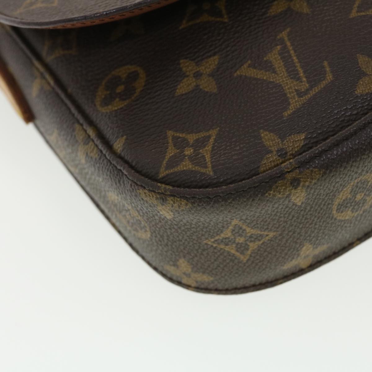 LOUIS VUITTON Monogram Saint Cloud MM Shoulder Bag M51243 LV Auth 40144