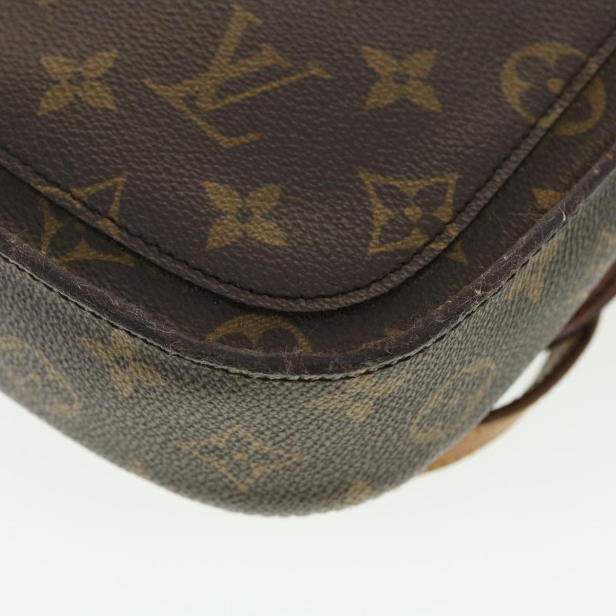 LOUIS VUITTON Monogram Saint Cloud MM Shoulder Bag M51243 LV Auth 40144