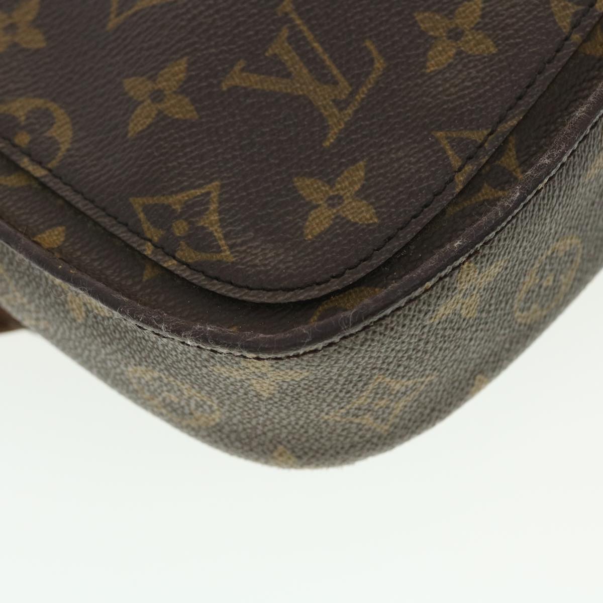 LOUIS VUITTON Monogram Saint Cloud MM Shoulder Bag M51243 LV Auth 40144