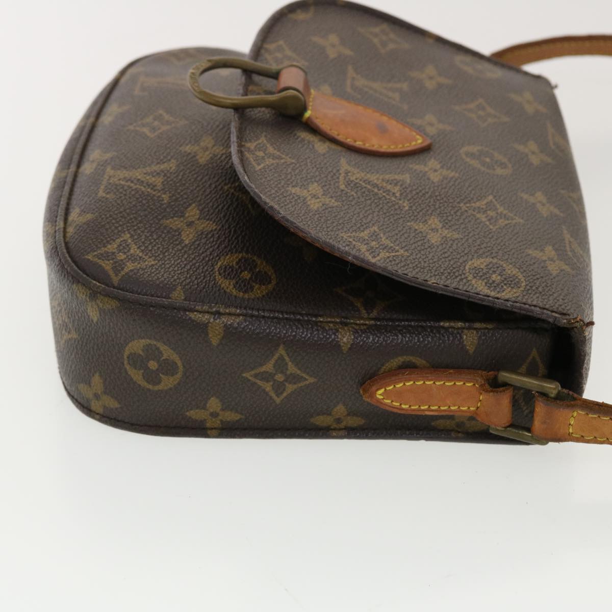 LOUIS VUITTON Monogram Saint Cloud MM Shoulder Bag M51243 LV Auth 40144