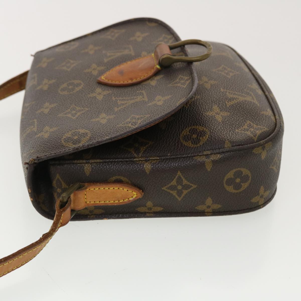 LOUIS VUITTON Monogram Saint Cloud MM Shoulder Bag M51243 LV Auth 40144