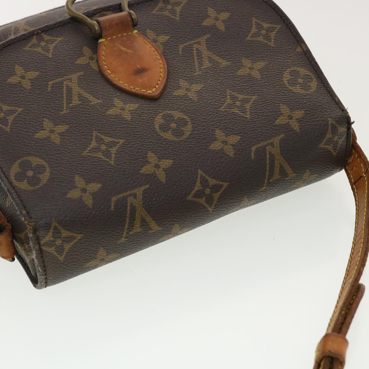 LOUIS VUITTON Monogram Saint Cloud MM Shoulder Bag M51243 LV Auth 40144