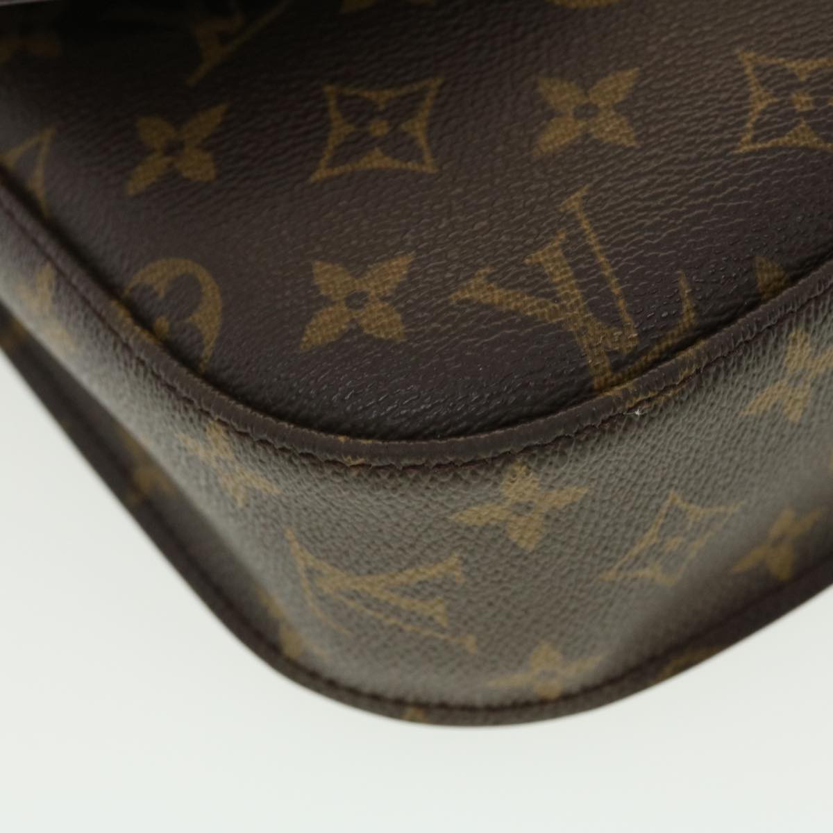 LOUIS VUITTON Monogram Saint Cloud GM Shoulder Bag M51242 LV Auth 40145