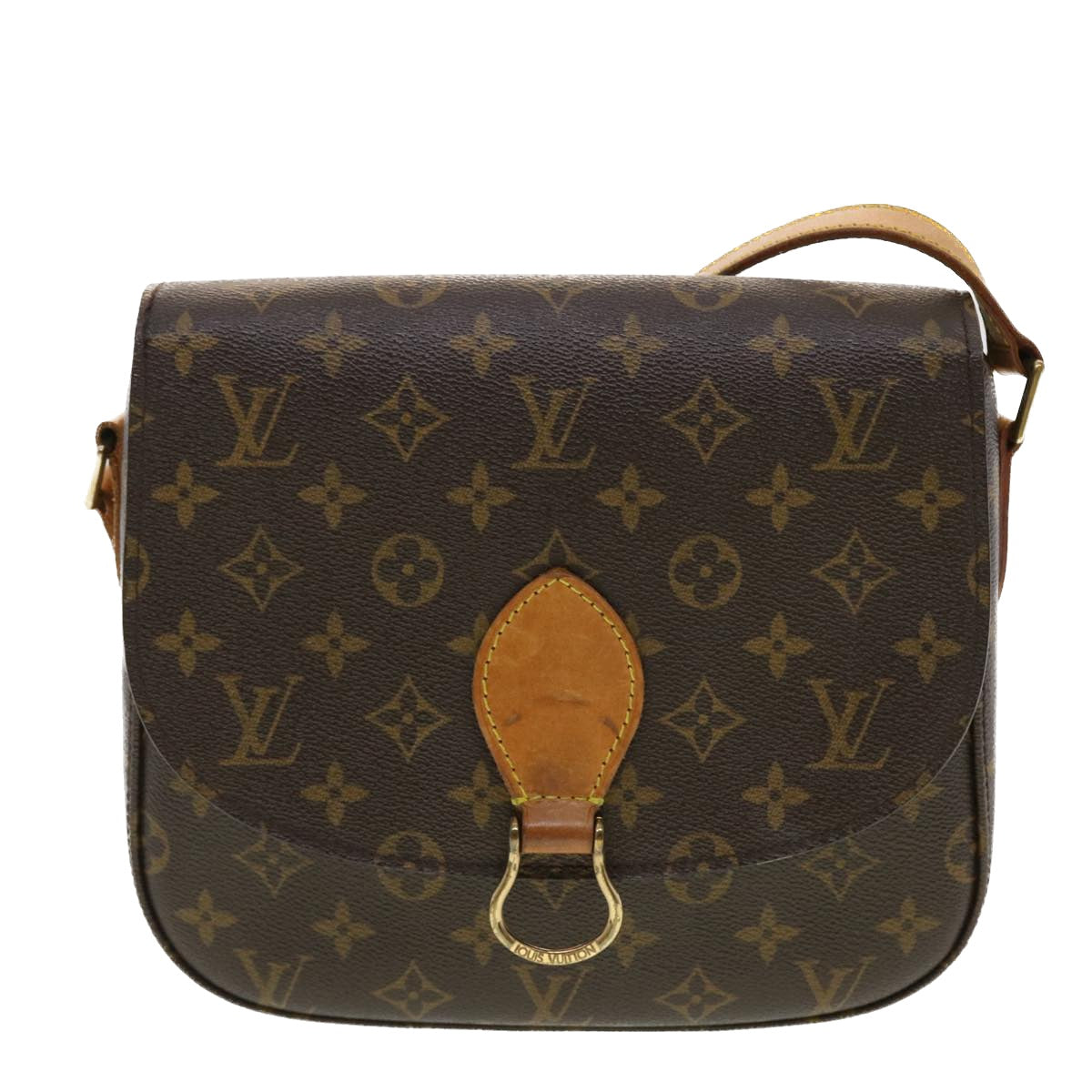 LOUIS VUITTON Monogram Saint Cloud GM Shoulder Bag M51242 LV Auth 40145