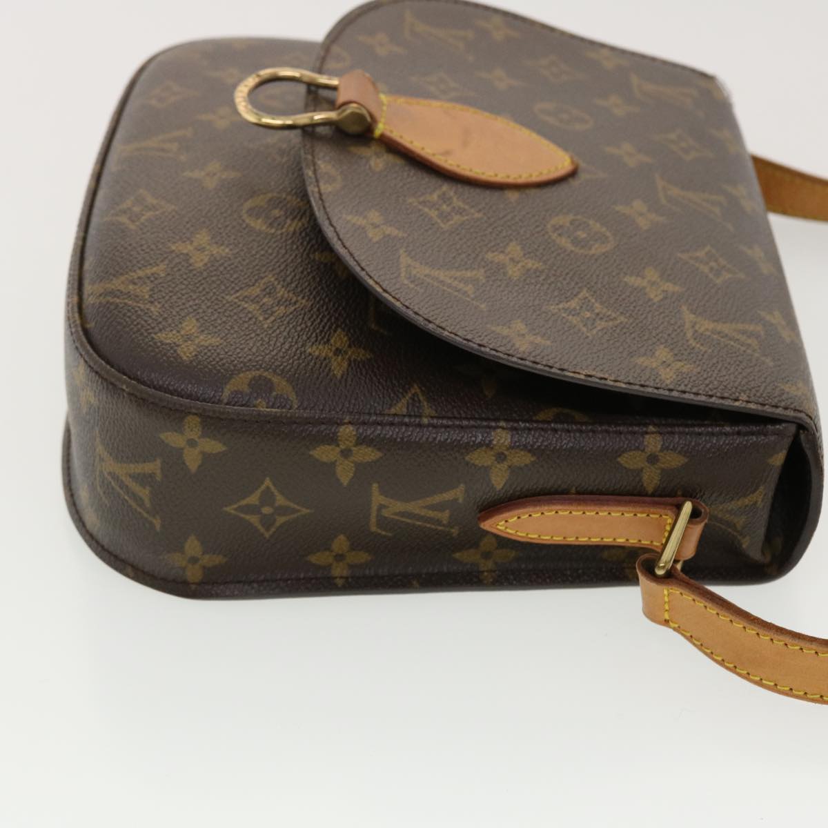 LOUIS VUITTON Monogram Saint Cloud GM Shoulder Bag M51242 LV Auth 40145