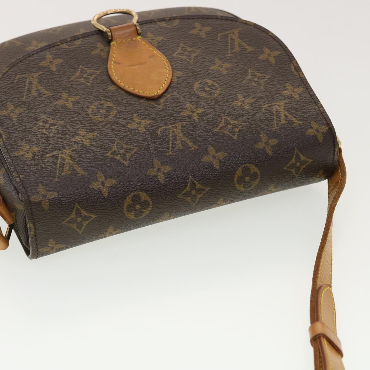 LOUIS VUITTON Monogram Saint Cloud GM Shoulder Bag M51242 LV Auth 40145