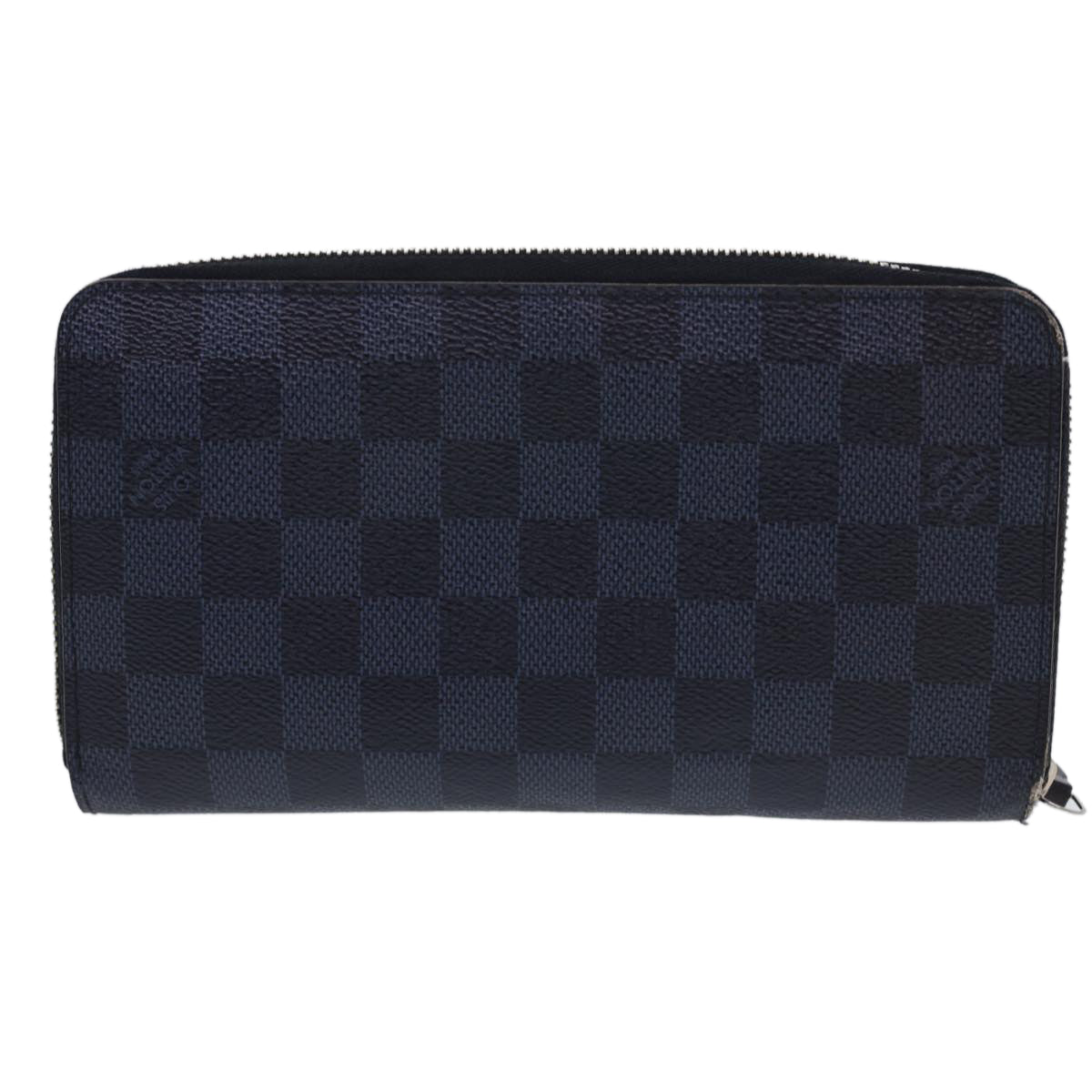 LOUIS VUITTON Damier Cobalt Zippy Organizer Long Wallet N64014 LV Auth 40152 - 0