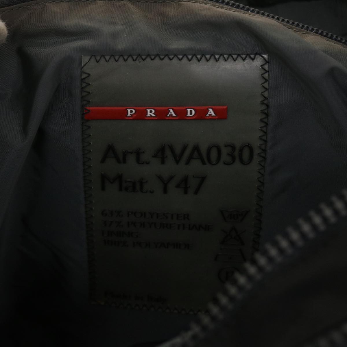 PRADA PRADA Sports Hand Bag Nylon Black Auth 40165