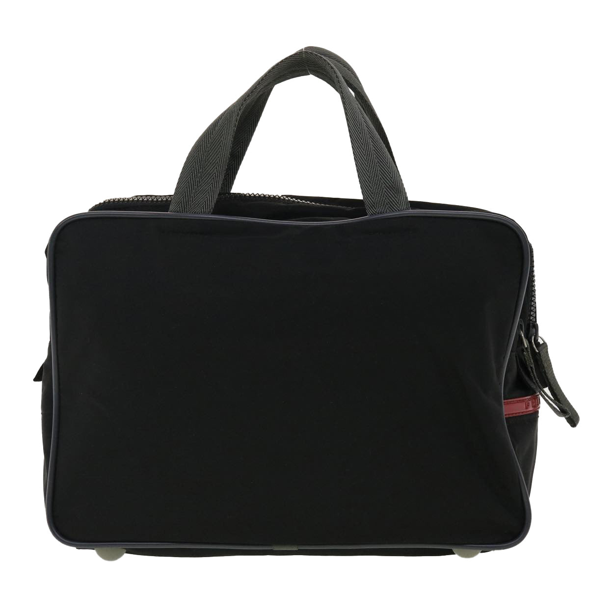 PRADA PRADA Sports Hand Bag Nylon Black Auth 40165