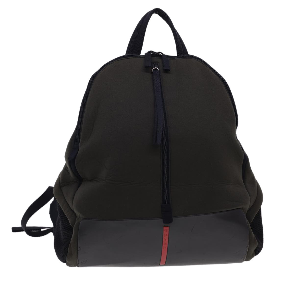 PRADA PRADA Sports Backpack Nylon Black Auth 40166