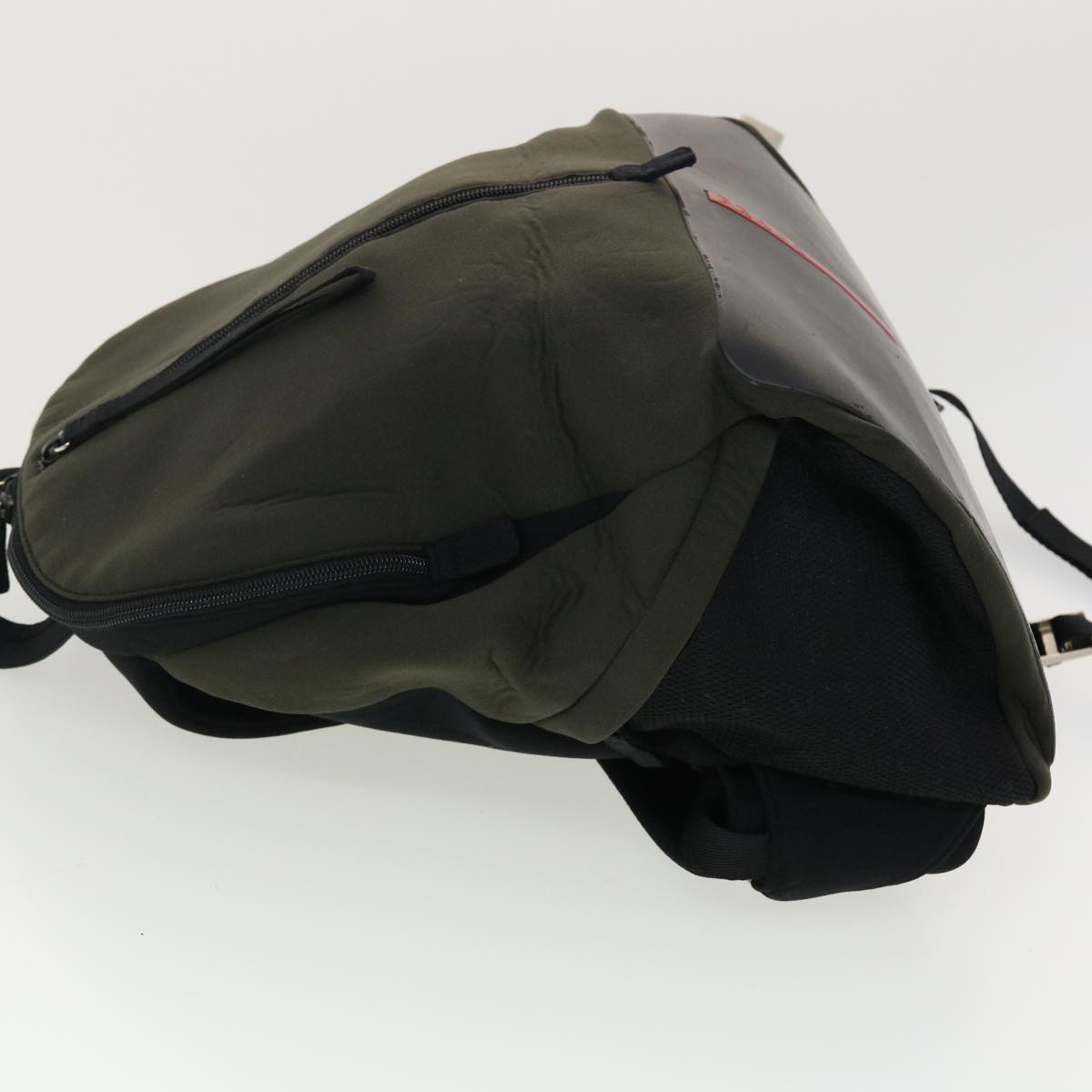 PRADA PRADA Sports Backpack Nylon Black Auth 40166