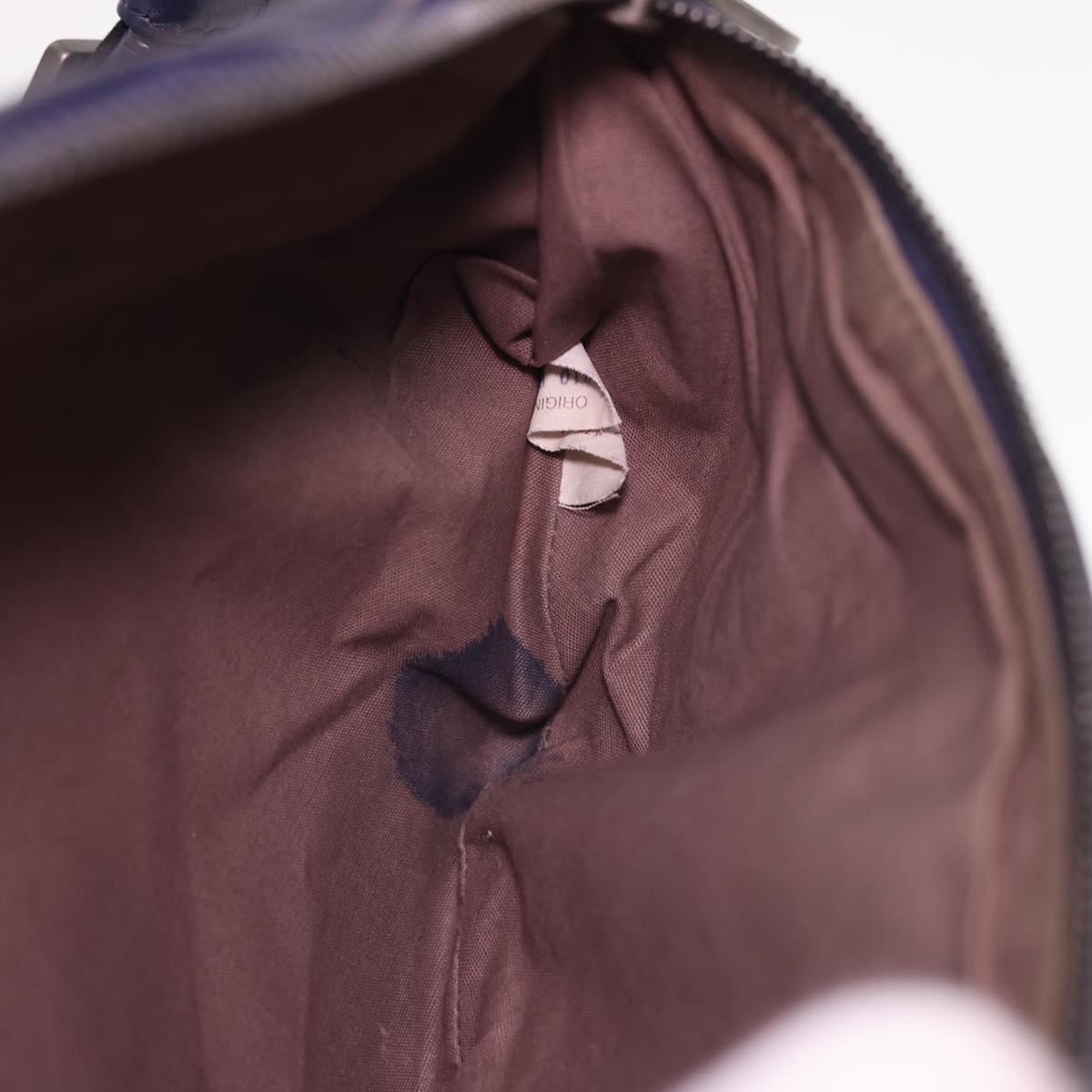 BOTTEGAVENETA INTRECCIATO Waist bag Leather Navy Auth 40168