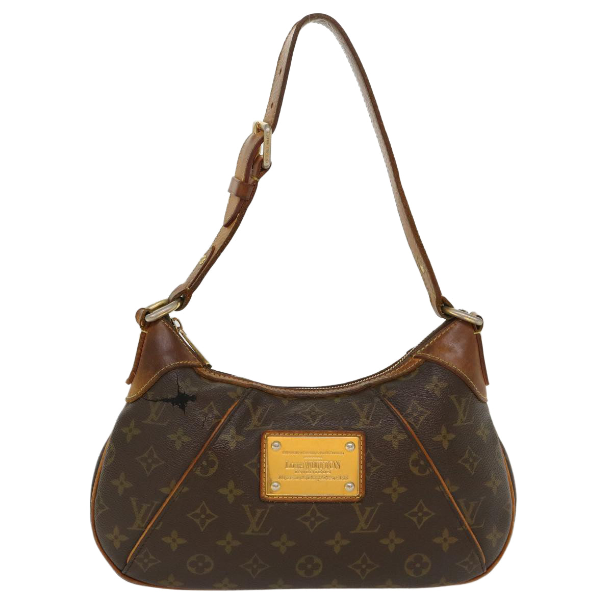 LOUIS VUITTON Monogram Thames PM Shoulder Bag M56384 LV Auth 40169