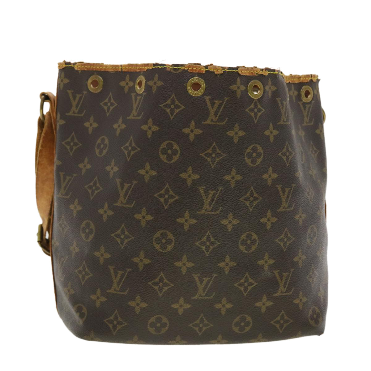 LOUIS VUITTON Monogram Petit Noe Shoulder Bag M42226 LV Auth 40179