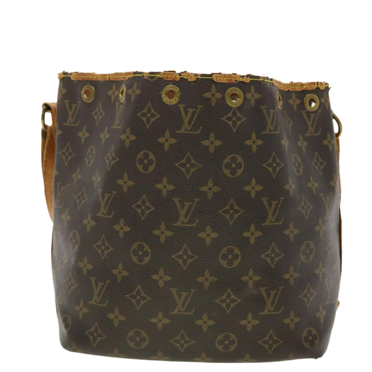 LOUIS VUITTON Monogram Petit Noe Shoulder Bag M42226 LV Auth 40179