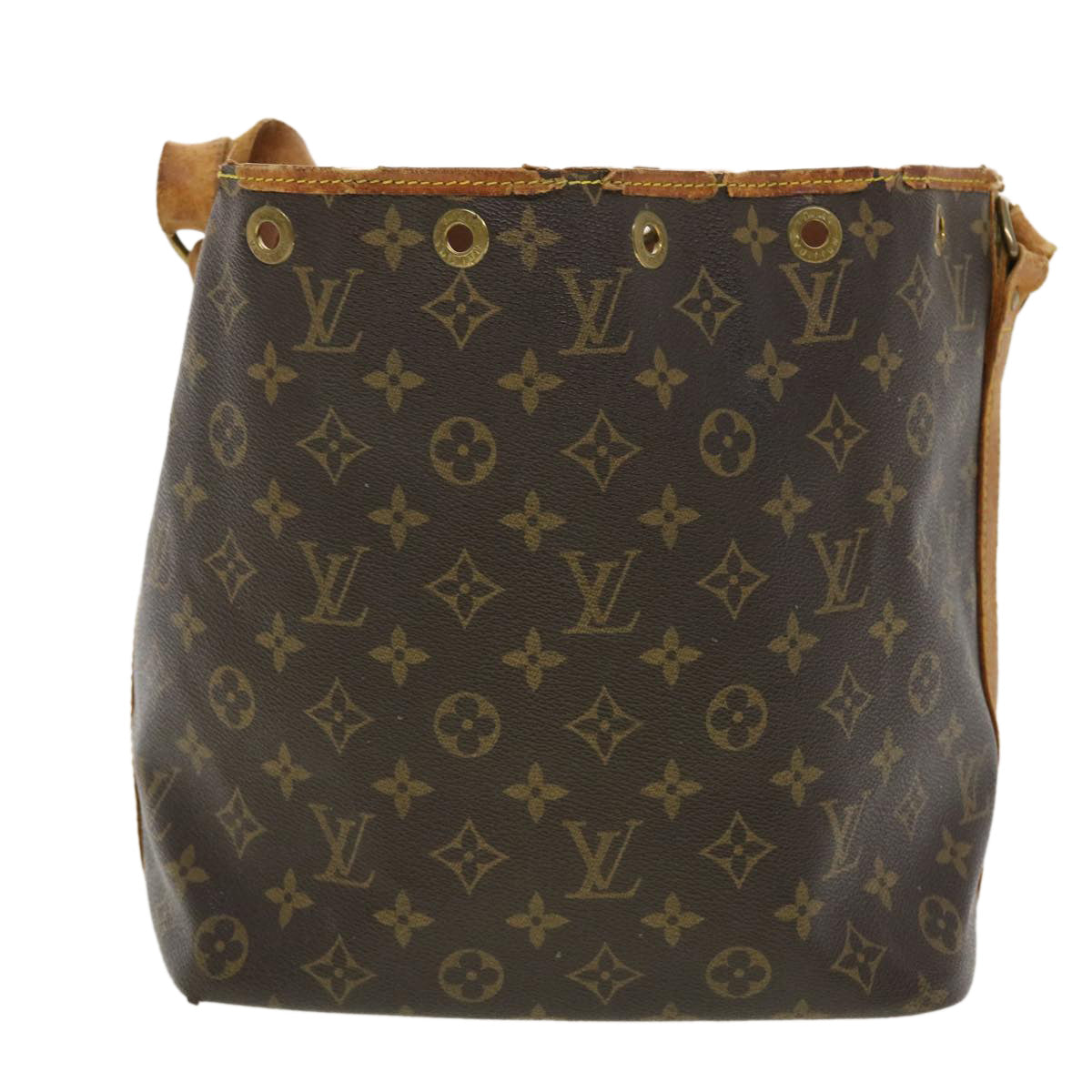 LOUIS VUITTON Monogram Petit Noe Shoulder Bag M42226 LV Auth 40179 - 0