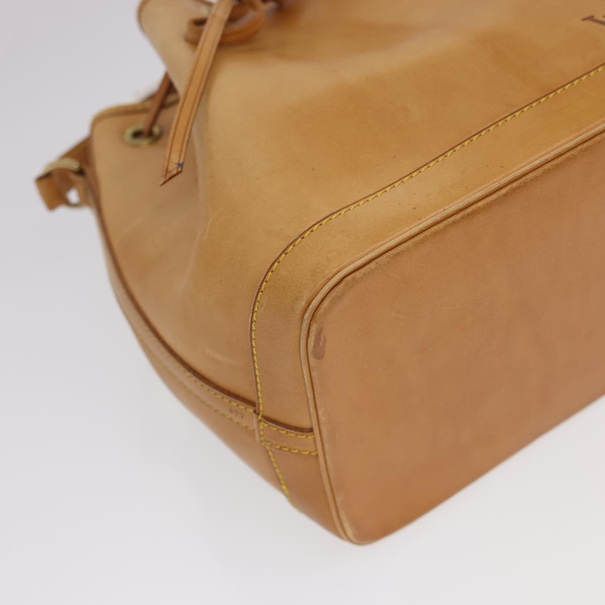 LOUIS VUITTON Nomad leather Petit Noe Shoulder Bag 2way Brown M85003 Auth 40181