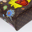 LOUIS VUITTON Yayoi Kusama Face Neverfull MM Tote Bag M46447 LV Auth 40256A-14