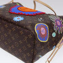 LOUIS VUITTON Yayoi Kusama Face Neverfull MM Tote Bag M46447 LV Auth 40256A-15