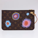 LOUIS VUITTON Yayoi Kusama Face Neverfull MM Tote Bag M46447 LV Auth 40256A-22