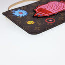 LOUIS VUITTON Yayoi Kusama Face Neverfull MM Tote Bag M46447 LV Auth 40256A-30