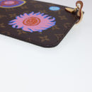 LOUIS VUITTON Yayoi Kusama Face Neverfull MM Tote Bag M46447 LV Auth 40256A-31
