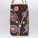 LOUIS VUITTON Yayoi Kusama Face Neverfull MM Tote Bag M46447 LV Auth 40256A-5