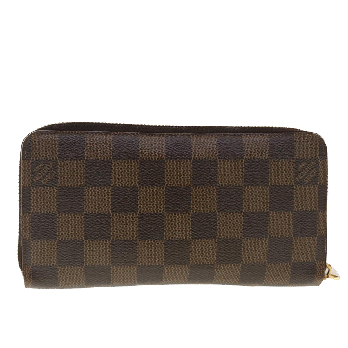 LOUIS VUITTON Damier Ebene Zippy Wallet Long Wallet N63004 LV Auth 40268 - 0