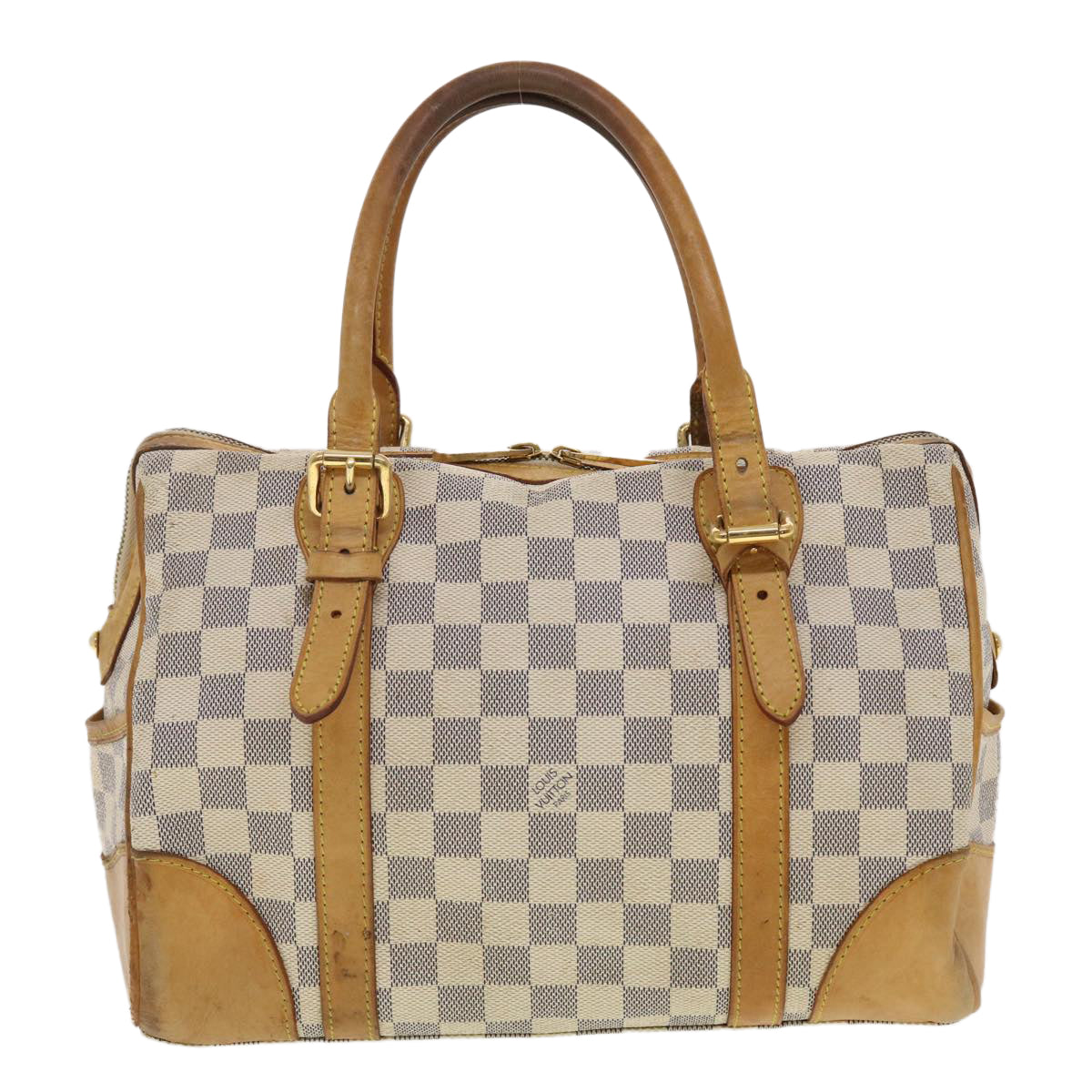 LOUIS VUITTON Damier Azur Berkeley Hand Bag N52001 LV Auth 40270 - 0