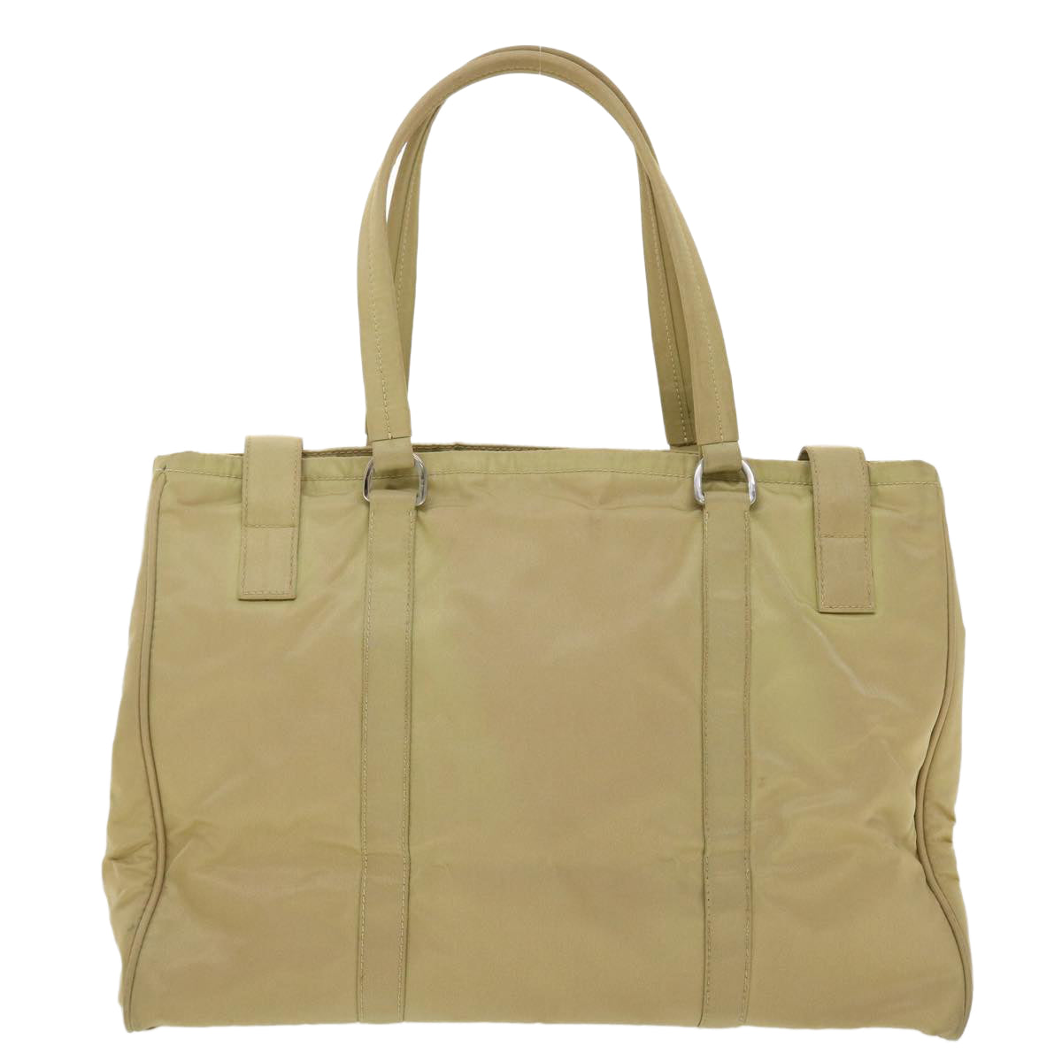 PRADA Shoulder Bag Nylon Khaki Auth 40277