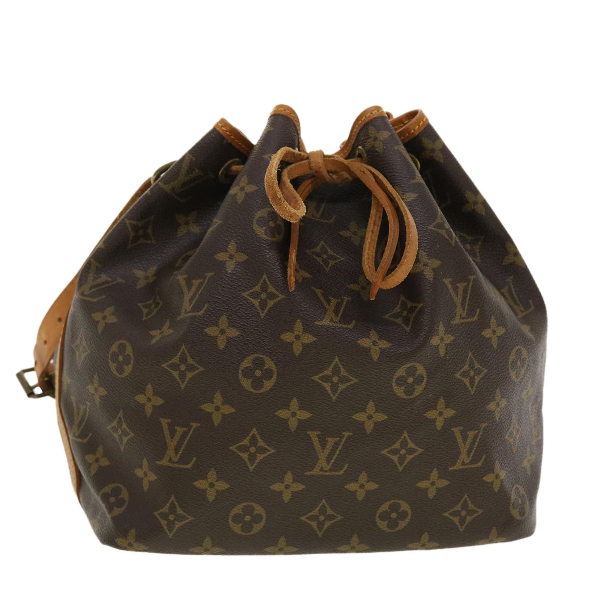 LOUIS VUITTON Monogram Petit Noe Shoulder Bag M42226 LV Auth 40293