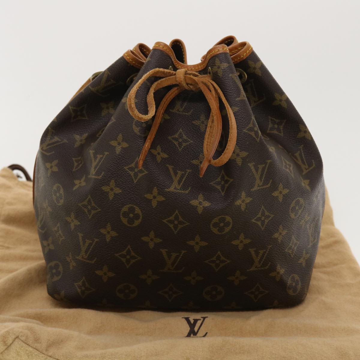 LOUIS VUITTON Monogram Petit Noe Shoulder Bag M42226 LV Auth 40293