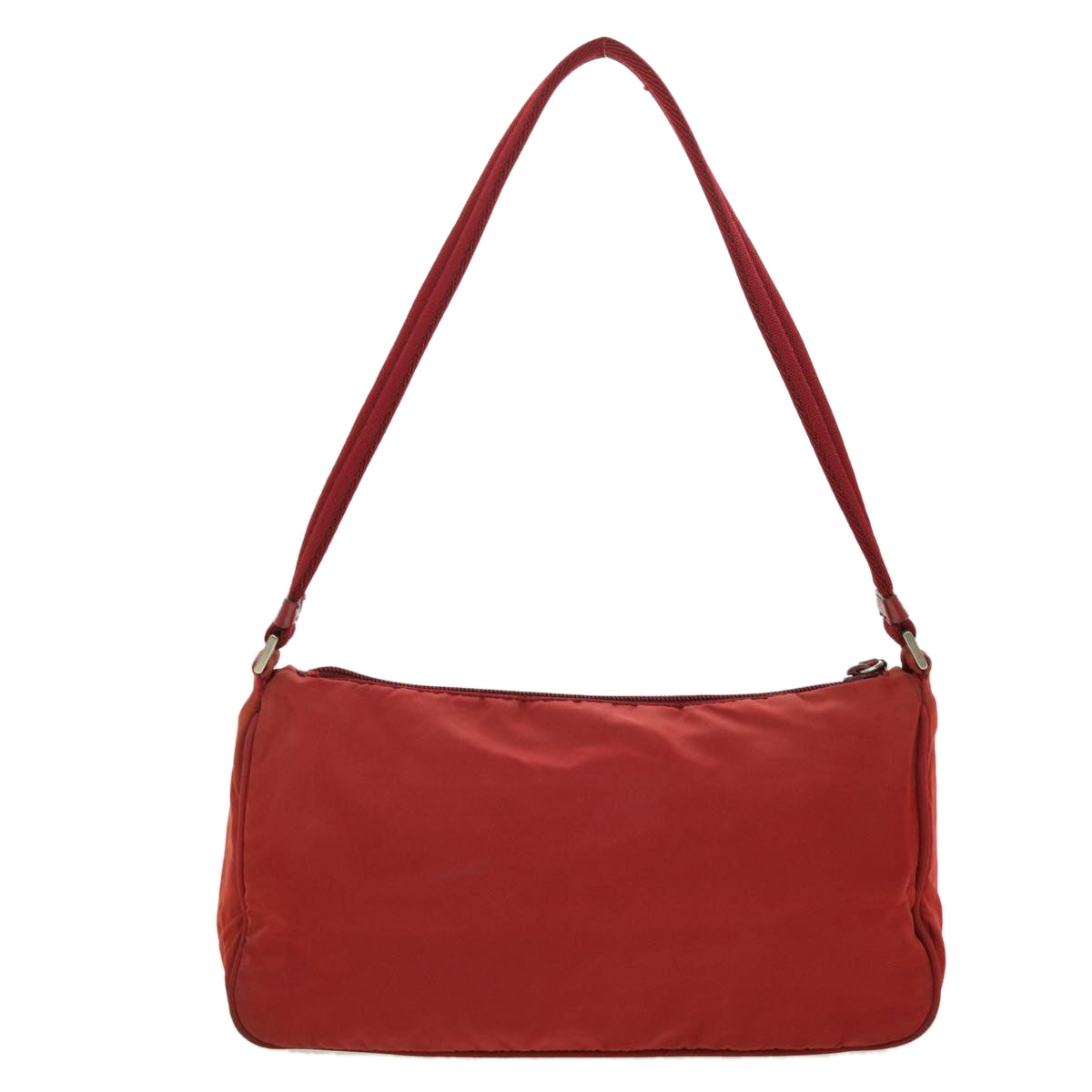 PRADA Shoulder Bag Nylon Red Auth 40346 - 0