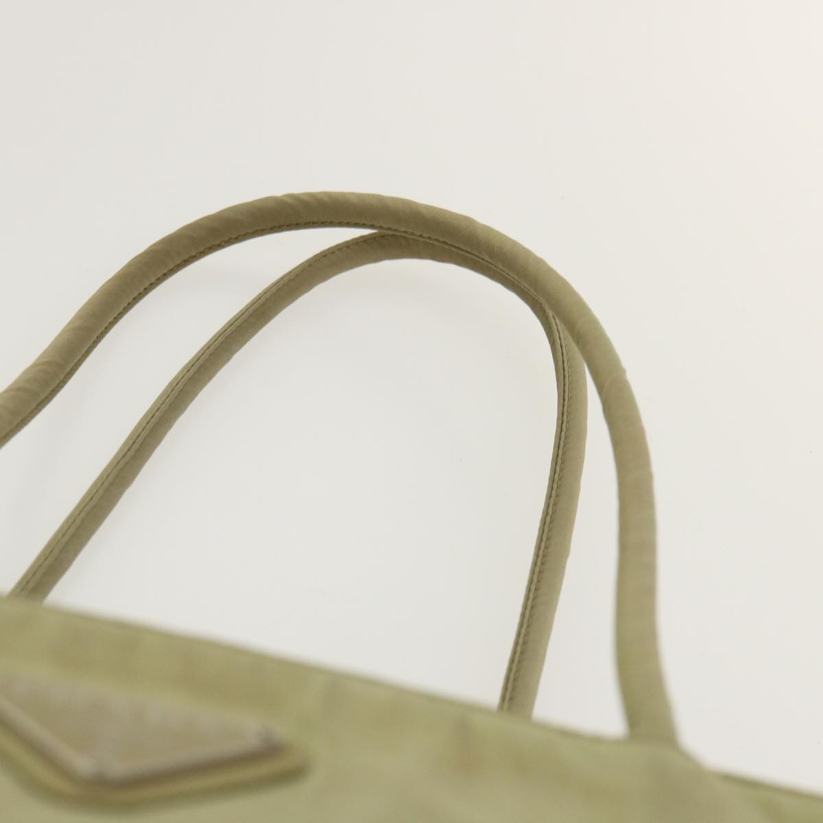 PRADA Shoulder Bag Nylon Khaki Auth 40350