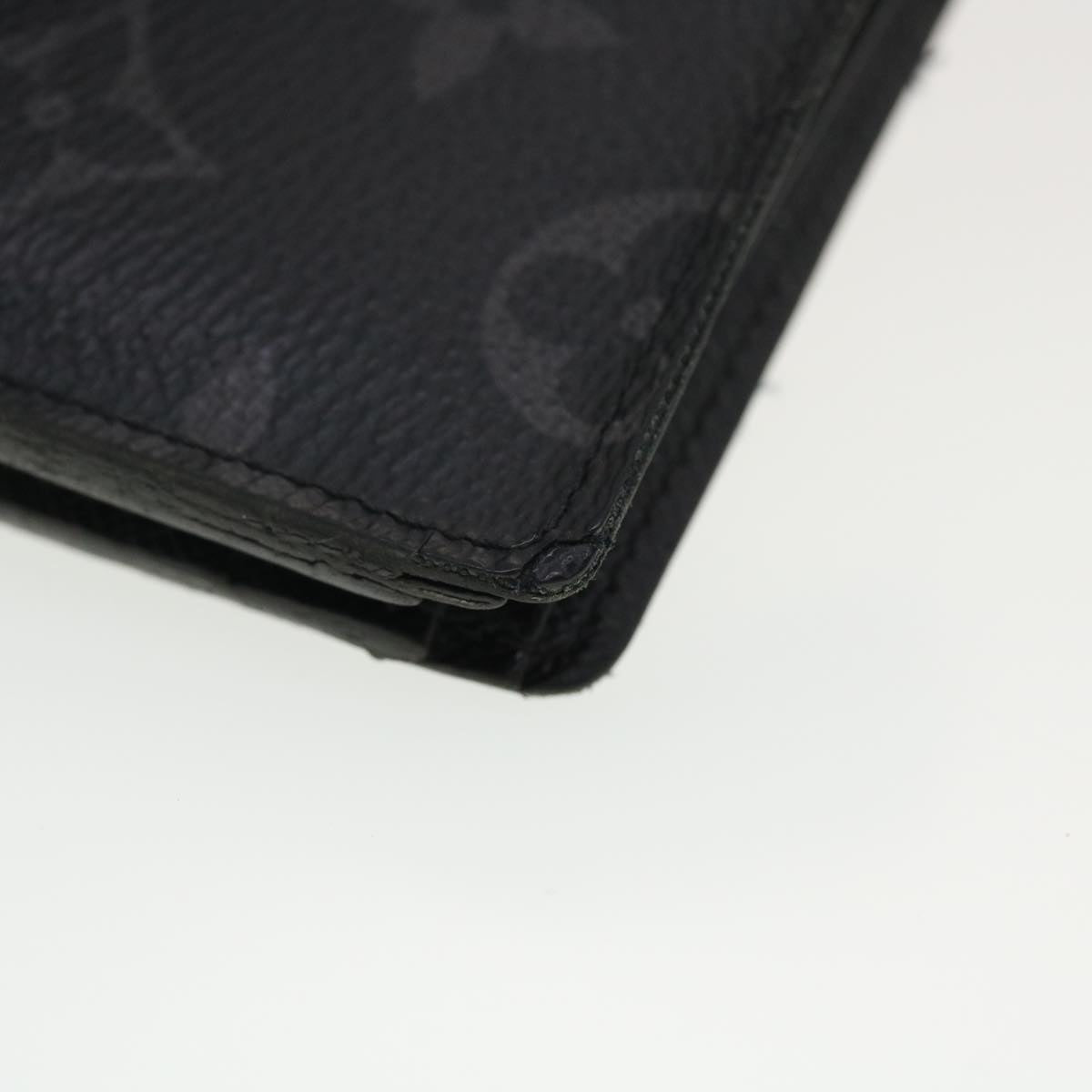 LOUIS VUITTON Monogram Eclipse Portefeuille Multipull Billfold M61695 LV 40397