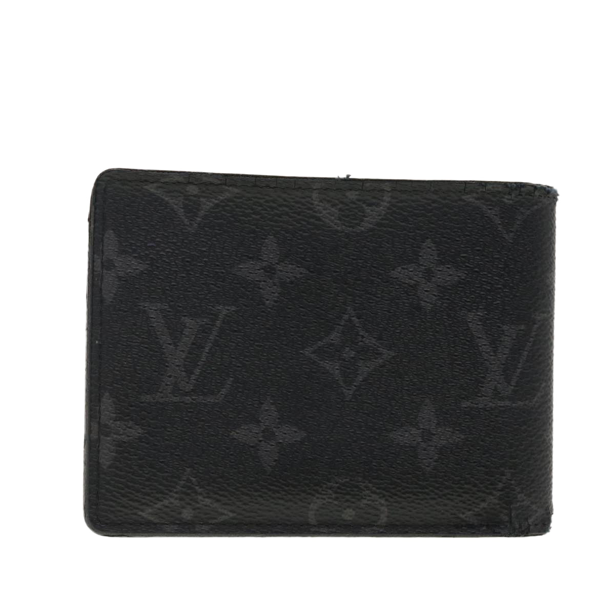 LOUIS VUITTON Monogram Eclipse Portefeuille Multipull Billfold M61695 LV 40397 - 0