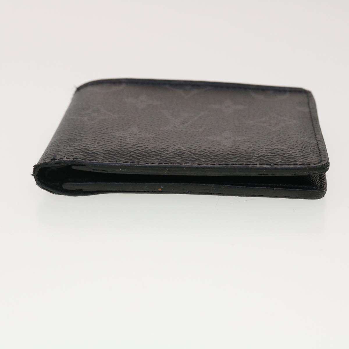 LOUIS VUITTON Monogram Eclipse Portefeuille Multipull Billfold M61695 LV 40397