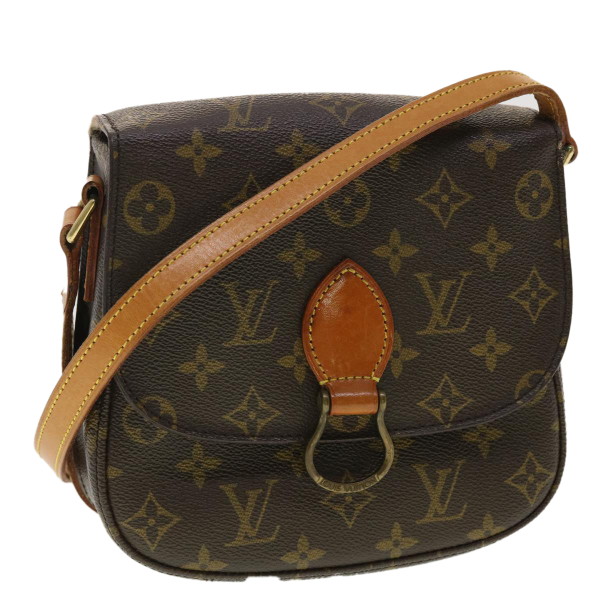 LOUIS VUITTON Monogram Saint Cloud MM Shoulder Bag M51243 LV Auth 40402