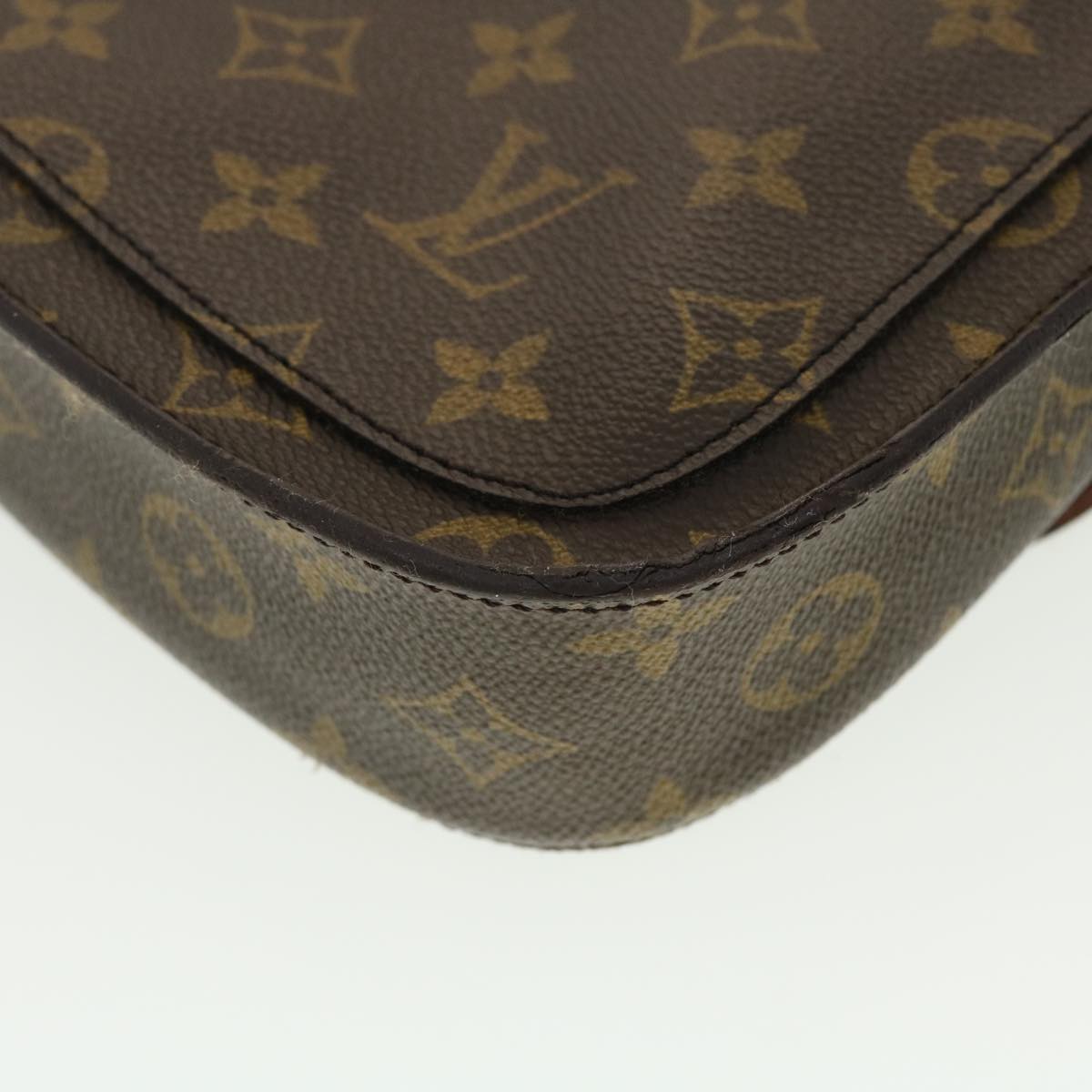 LOUIS VUITTON Monogram Saint Cloud MM Shoulder Bag M51243 LV Auth 40402