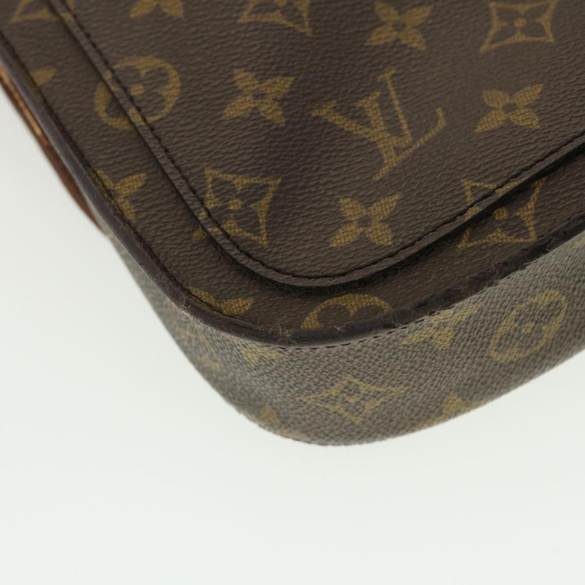 LOUIS VUITTON Monogram Saint Cloud MM Shoulder Bag M51243 LV Auth 40402