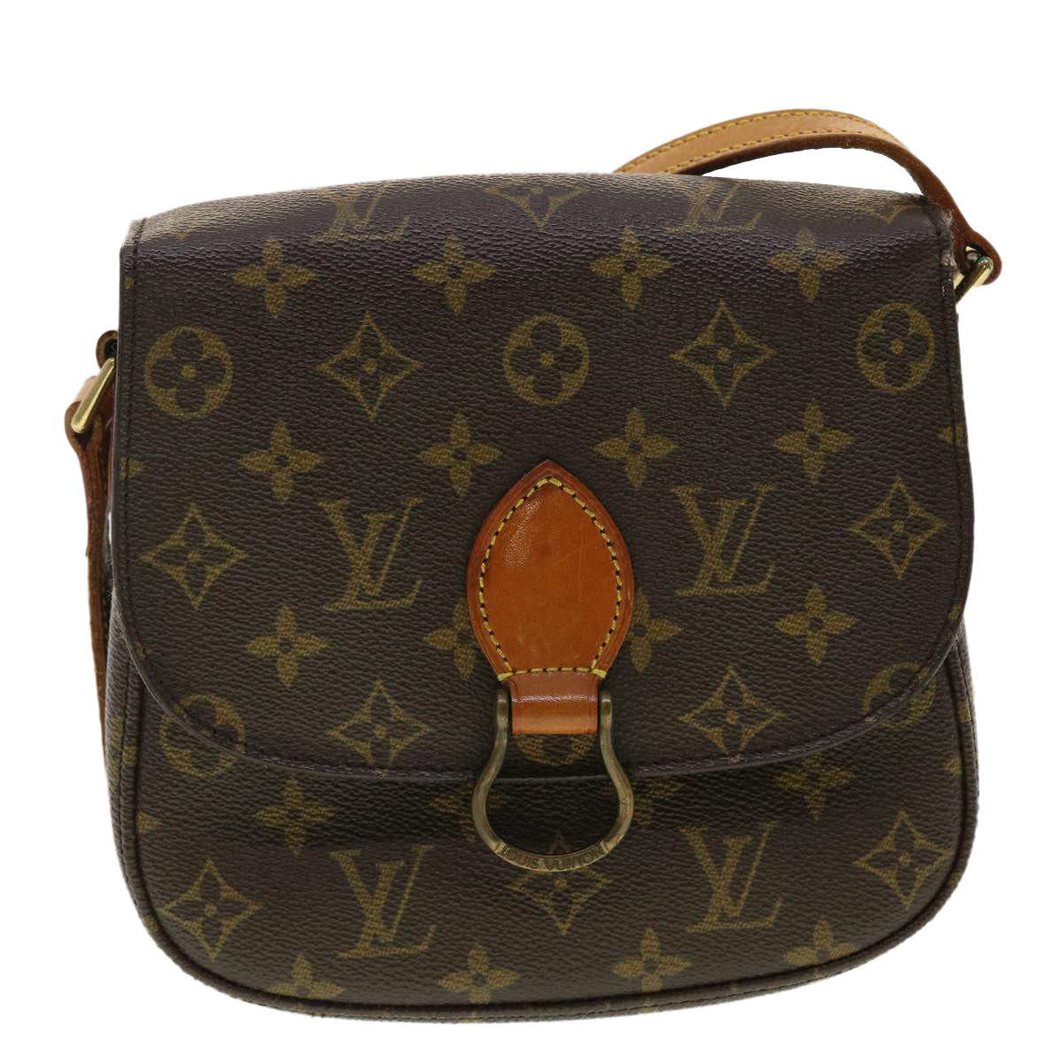 LOUIS VUITTON Monogram Saint Cloud MM Shoulder Bag M51243 LV Auth 40402