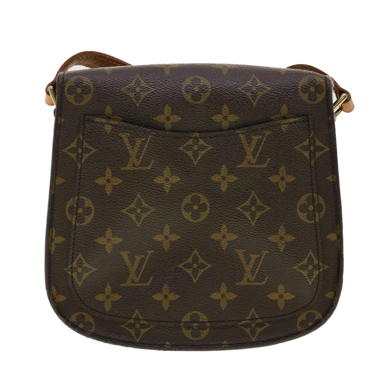 LOUIS VUITTON Monogram Saint Cloud MM Shoulder Bag M51243 LV Auth 40402