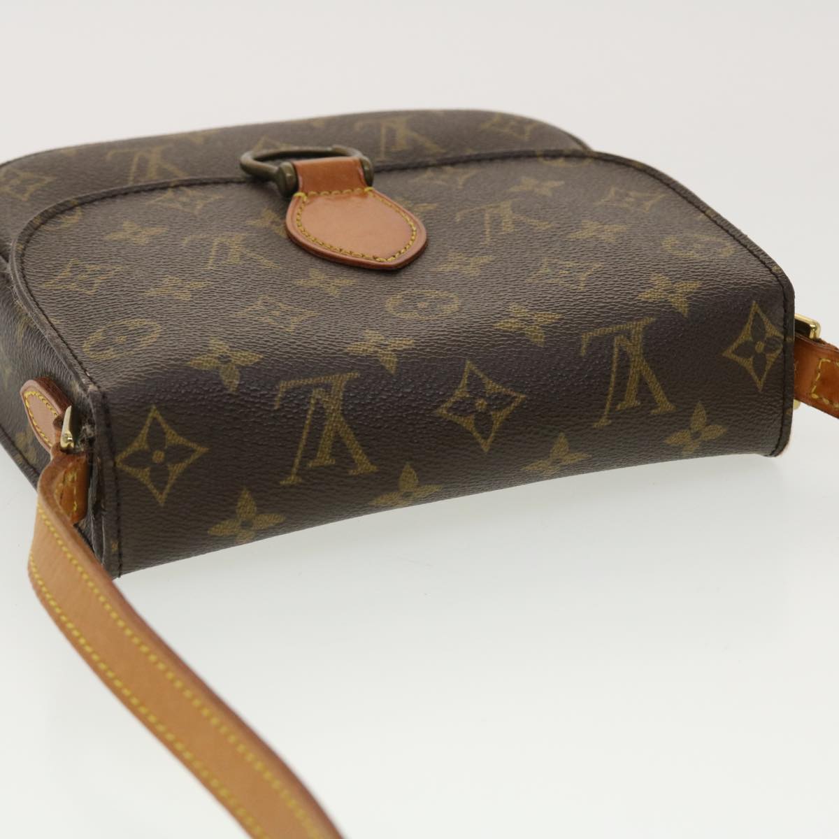 LOUIS VUITTON Monogram Saint Cloud MM Shoulder Bag M51243 LV Auth 40402