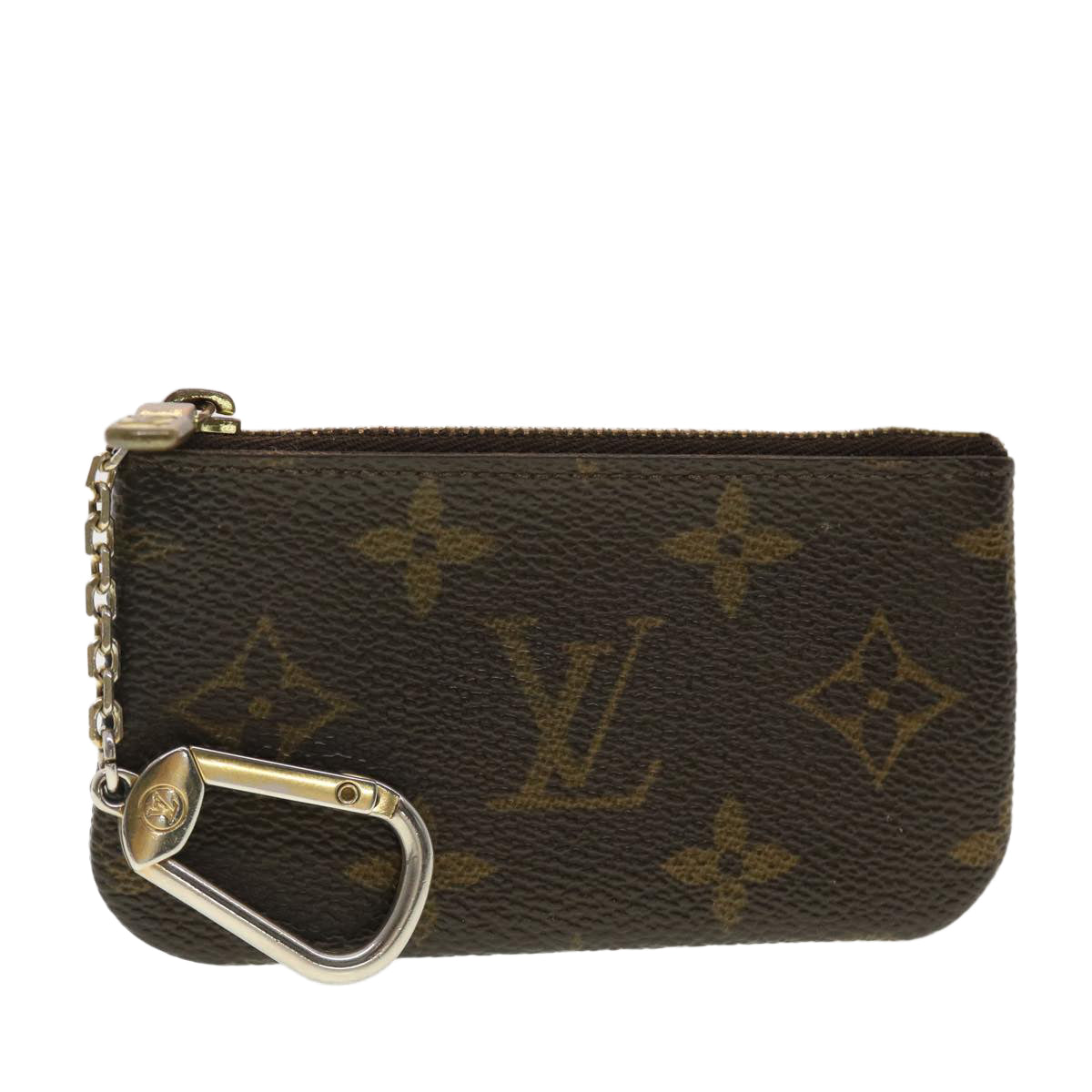 LOUIS VUITTON Monogram Pochette Cles Coin Purse M62650 LV Auth 40413