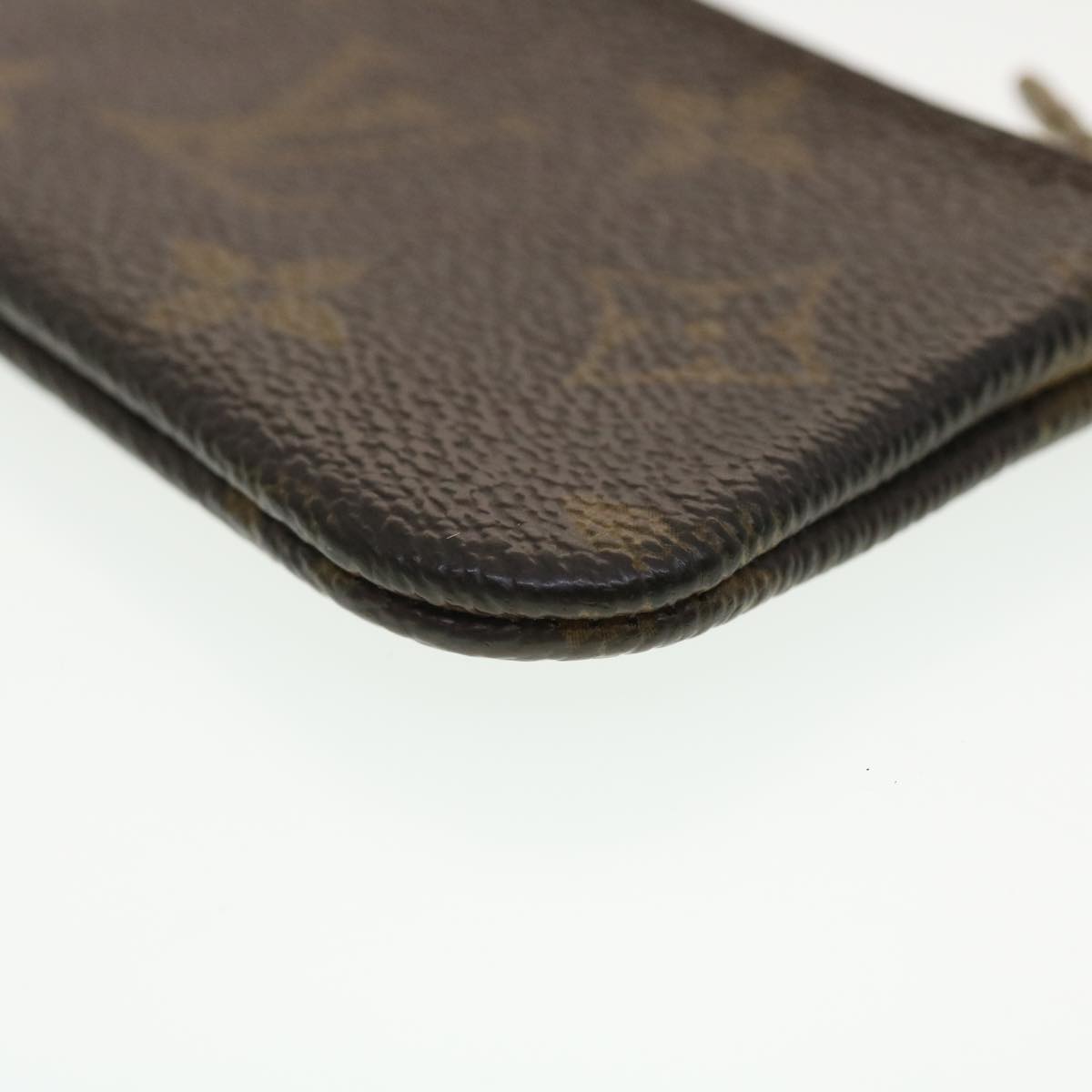 LOUIS VUITTON Monogram Pochette Cles Coin Purse M62650 LV Auth 40413